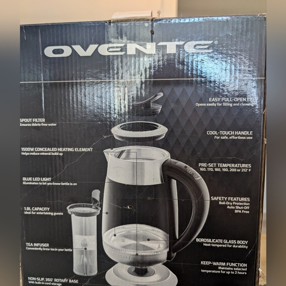 Ovente Electric Kettle - Picture 2 of 3